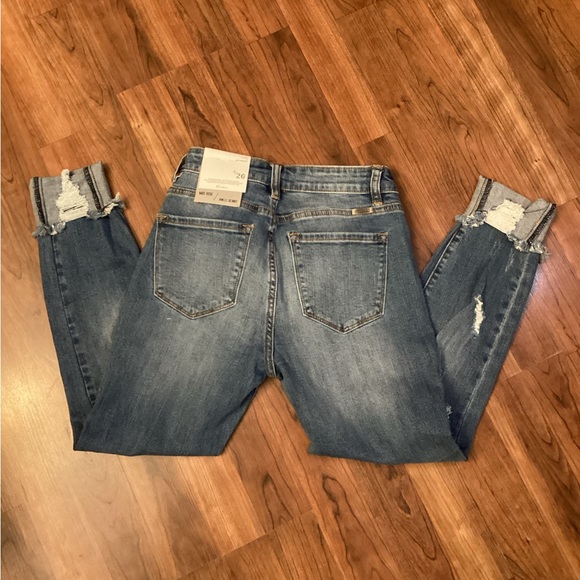 KANCAN MID RISE ANKE SKINNY NWT - Picture 3 of 11